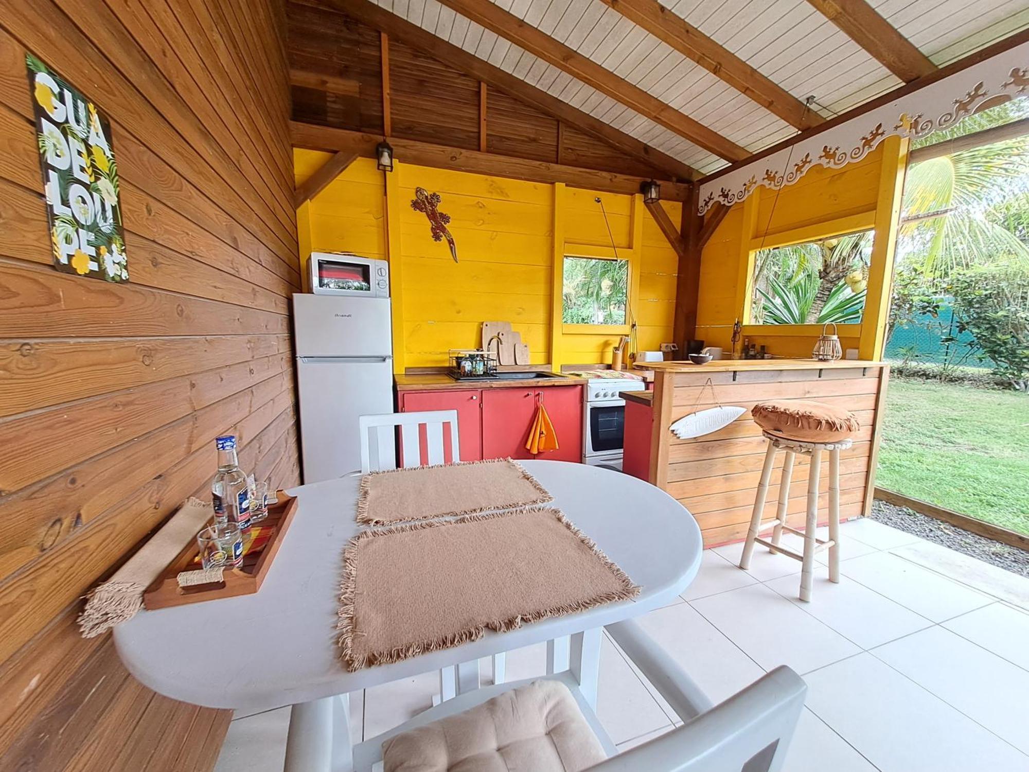 Yuka Lodge - Bungalow Prive Avec Jardin En Pleine Nature Sainte-Anne  Zewnętrze zdjęcie