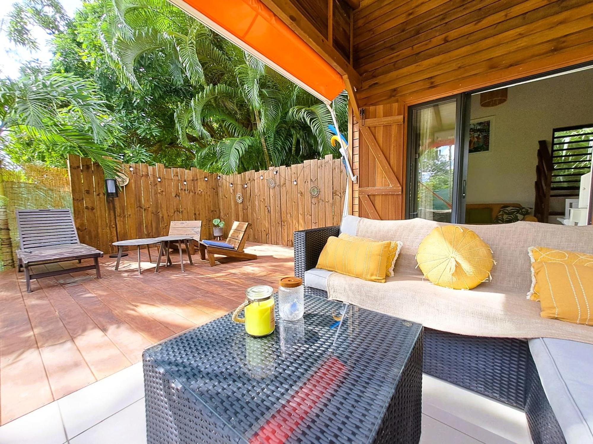 Yuka Lodge - Bungalow Prive Avec Jardin En Pleine Nature Sainte-Anne  Zewnętrze zdjęcie