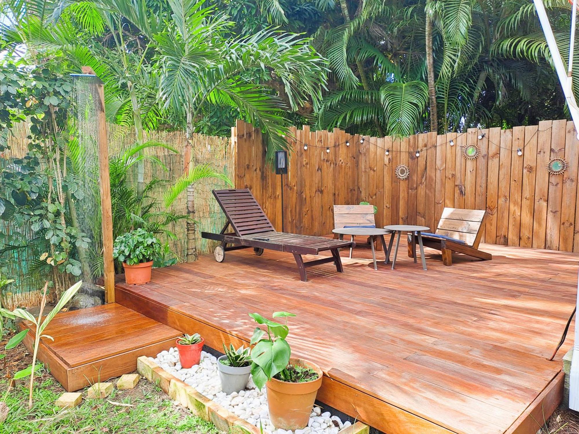 Yuka Lodge - Bungalow Prive Avec Jardin En Pleine Nature Sainte-Anne  Zewnętrze zdjęcie